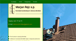Desktop Screenshot of obnova-dimnikov.si
